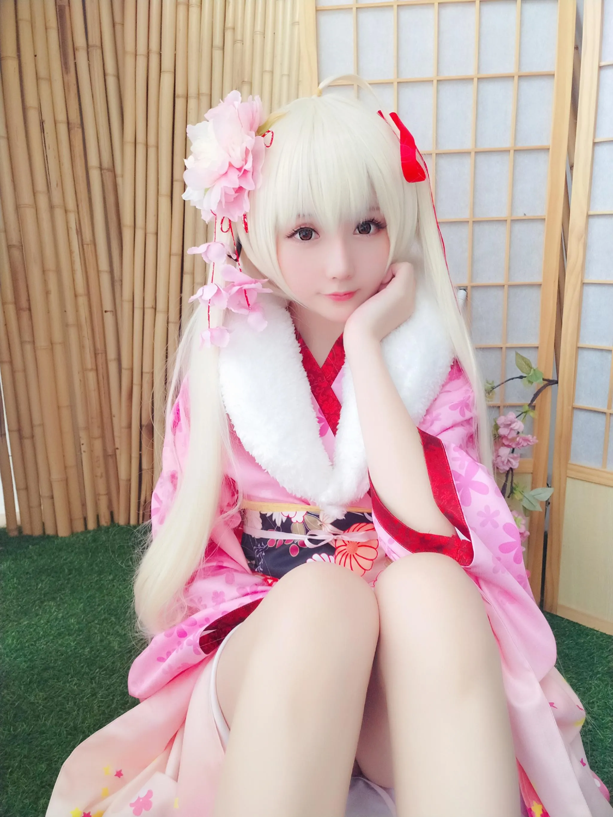 星之迟迟 – VOL.01 粉红泡泡包-穹和服（9P） [9P]插图5